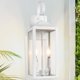 thumbnail image 1 of Farol de pared para exteriores Yolsunes, 19 pulgadas, blanco, impermeable, 2 luces, 1 of 8