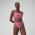 thumbnail image 1 of Speedo Women's Solid Racerback Bikini Swim Tops - Hot Mauve, Size: 2XS, 1 of 3