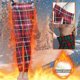 thumbnail image 2 of Gibobby leggings deportivos Leggings para mujer Pantalones casuales Elástico de cintura alta Patrón retro Impreso Forro polar Capris Termal Leggings de invierno de longitud completa（Rojo， S), 2 of 4