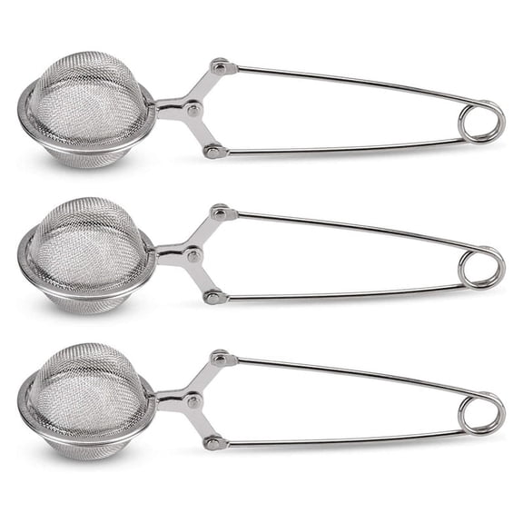 Vruelia Premium Stainless Steel Tea Strainers (3 Count)