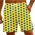 thumbnail image 2 of Puntoco Pantalones Cortos De Playa Para Hombre Con Bolsillo Con Cordón Estilo Centro Turístico Pantalones Cortos Estampados Color M, 2 of 9