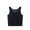 Black, variant on Kaemgyyd Womens Sleeveless Pajamas Shirt Plus Size Casual Crew Neck Sleepwear Soft Breathable Cropped Tank Tops Loungewear