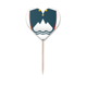 thumbnail image 1 of Eslovenia emblema nacional país Etiqueta del corazón de la bandera del palillo de dientes, 1 of 3