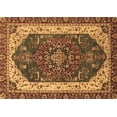 thumbnail image 1 of Ahgly Company Indoor Rectangle Abstract Brown Modern Area Rugs, 5' x 8', 1 of 4