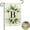 Garden Flag-B, variant on Monogram Letter A-Z Garden Flag, 12x18'''' Linen Double Sided Garden Flags for Outside, Family Last Name Initial Outdoor Decoration Flag, Suitable for Yard, Porch, Balcony (Flagpole not Included)