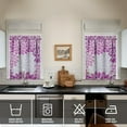 thumbnail image 4 of Kitchen Curtains 36 Inch Short - 3 Panel Set, Rod Pocket Window Curtain, Boho Floral Tribal Style, 100% Polyester for Farmhouse, Kitchen, Cafe, Bedroom, Easy Wash, 4 of 6