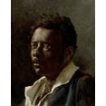 thumbnail image 2 of Gericault, Theodore 26x32 Gold Ornate Wood Framed with Double Matting Museum Art Print Titled - Study of a Model, 2 of 4