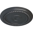thumbnail image 3 of Ekena Millwork 19 5/8"OD x 1 1/2"P Alexandria Rope Ceiling Medallion (Fits Canopies up to 4 5/8"), Hand-Painted Pewter, 3 of 6