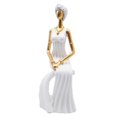 thumbnail image 3 of Estatua de amante Macarena Escultura de resina figura de escritorio decoración del hogar blanca, 3 of 8