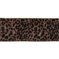 thumbnail image 2 of Vickerman 4" Leopard Gold Back Christmas and Craft Ribbon. 4" x 10 Yards in Length Wire Edged to allow Bending and Shaping., 2 of 2