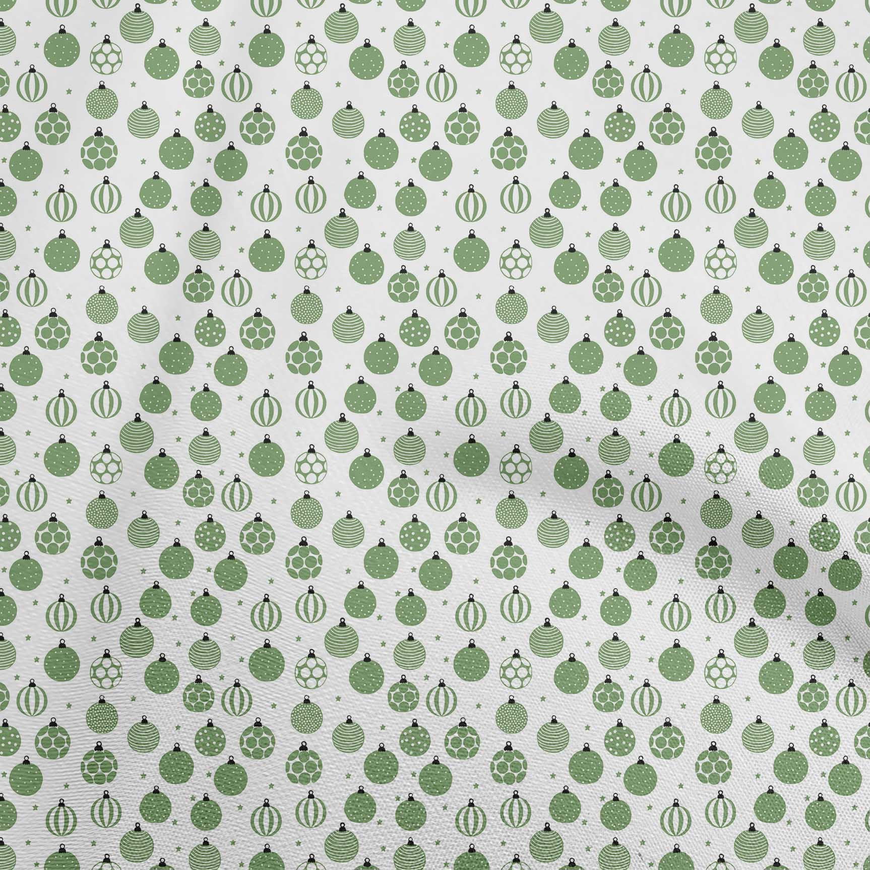 oneOone Viscose Jersey Green2 Fabric Christmas Diy Clothing Quilting Fabric Print Fabric By Yard 60 Inch Wide