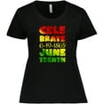 thumbnail image 3 of Inktastic Celebrate Juneteenth 6-19-1865 Women's Plus Size T-Shirt, 3 of 5