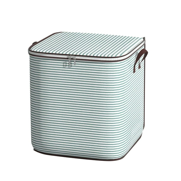 Bolsas de almacenamiento plegables para guardar ropa Organizadores de armario Contenedores de almacenamiento con apertura superior completa y doble cremallera para ropa, mantas, edredones y juguetes