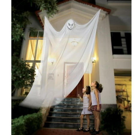 Floating Hanging Ghost Face Halloween Decoration Indoor/Outdoor Floating Hanging Ghost Face Halloween Decoration Indoor/Outdoor Decor Spooky Seasons 18035 - Floating Hanging Ghost Face Halloween Decoration Indoor/Outdoor