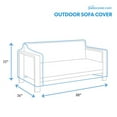 thumbnail image 4 of Patio Extra Large Waterproof - Outdoor Patio Sofa Cover Washable - Heavy Duty Furniture 88 Inch Couch Cover Sofa, 4 of 5