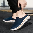 thumbnail image 5 of Slip On Mules & Clogs for Mens Light Open Back Shoes Comfort Walking Shoes Breathable Slippers Closed Toe Slides, 5 of 11