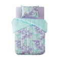 thumbnail image 4 of Your Zone 5-Piece Purple Metallic Foil Cheetah Bedding Set for Kids with Storage Bag, Twin, 4 of 11