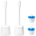 thumbnail image 1 of OXO SoftWorks Toilet Brush Set 2-pack, 1 of 4