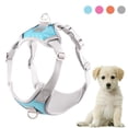 thumbnail image 1 of Flmtop Boucle Réglable Chat Chien Harnais de Marche Gilet Sangle Poitrine Animal Fournit Bleu, 1 of 8