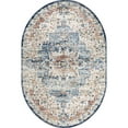 thumbnail image 2 of nuLOOM Sawyer Vintage Transitional Multi 8' x 10' Vintage Oval Rug, 2 of 9