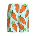 thumbnail image 5 of Gaeub Cartoon Carrot Printed Men's Short Pajama Pants, Lightweight Lounge & Sleep Bottoms Keep You Cool - XX-Large, 5 of 9