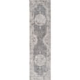 thumbnail image 4 of JONATHAN Y MODERN PERSIAN 2 x 10 Runner Rug, Rosalia Cottage Medallion - Gray/Dark Gray, MDP403E-210, 4 of 9