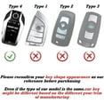 thumbnail image 2 of Xotic Tech M-Colored Stripe Silver Metal Key Fob Cover LCD Smart Remote Shell Case w/Keychain, Compatible with X3 X5 3 4 5 6 7 Series Z4 M3 M5 M6 GT3 GT5 G05 G20 G30 G80 F10 F15 F16 F20 F30 F8, 2 of 8