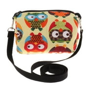 Portable Small Pet Hamster Outgoing Carrier Canvas Plush Travel Bag Owl
