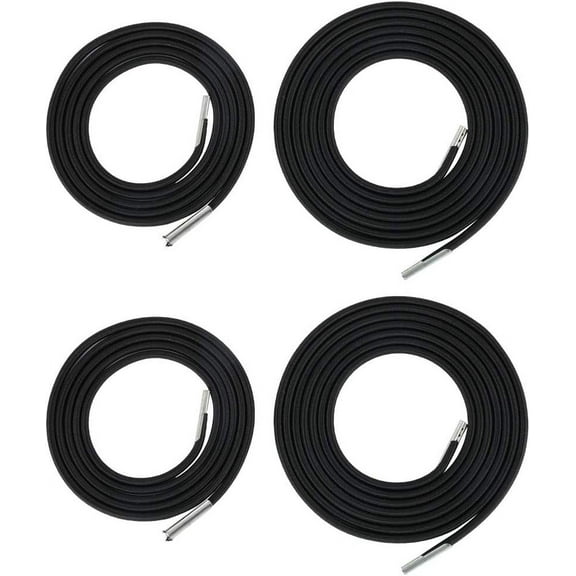 Zero Gravity Chair Repair Kit, Heavy Duty Material Elastic Cords for Garden Chair Repair, Universal Fit Replacement Lounger Ropes for Lawn Chair Patio Lounge (2pcs 2.2m and 2pcs