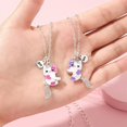 thumbnail image 3 of Qpeach-Colgante de corazón para niños, unicornio, oso, gato, mejor amigo, niña, BFF, collar de 2 para niños, regalos de joyería de amistad, 3 of 4