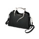 thumbnail image 5 of Bolso de hombro moderno para mujer, de diseñador, de piel sintética, bandolera grande para uso diario. Negro, 5 of 9