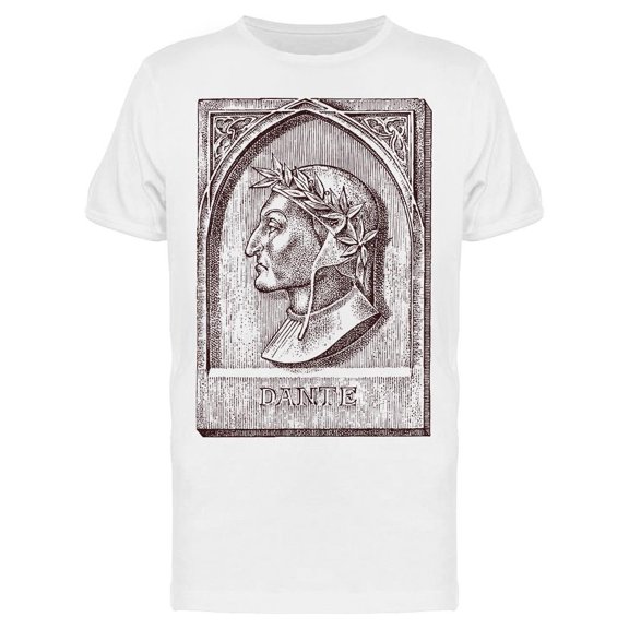 Dante Alighieri Poet T-Shirt Men -Image by Shutterstock, Male Large