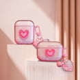 thumbnail image 4 of Estuche protector para auriculares Bluetooth 1/2/3Pro con diseño de cristal brillante y estilo simple, 4 of 4