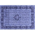 thumbnail image 1 of Ahgly Company Indoor Rectangle Persian Blue Traditional Area Rugs, 6' x 9', 1 of 4
