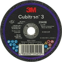 3Mâ„¢ Cubitronâ„¢ 3 Cut-Off Wheel 3in x 0.04in x 3/8in, 5/Box 33458