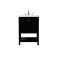 thumbnail image 3 of 24 inch single bathroom vanity in black, 3 of 8