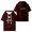 Brown, variant on Calum Scott Rose Hooded Short Sleeve Hip Hop Pullover Men Women Streetwear Hoodies