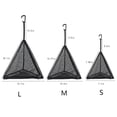 thumbnail image 3 of Outdoor Triangles Drying Net PVC Hangings Net Bag Foldable Storage Bag Camping Hangings Insect-proof Food Packs, 3 of 8