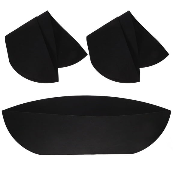 RENACLIPY Felt Planter Liner Black Nonwoven Fabric 3pcs