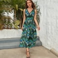 thumbnail image 6 of Peacockalula (pattern) Sleeveless Dress Dress women dresses for women luxury designer party Female clothing, 6 of 7