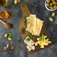 thumbnail image 5 of Abstract Cutting Board, Grungy Looking Vintage Texture Weathered Abstract Surface Rough Wall Print, Tempered Glass Cutting and Serving Board, Wine Bottle Shape, Ginger and Brown, by Ambesonne, 5 of 5