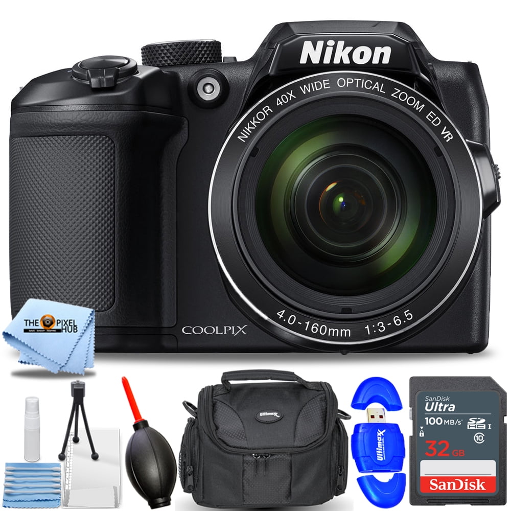 Nikon COOLPIX B500 Digital Camera (Black) 26506 Essential Bundle