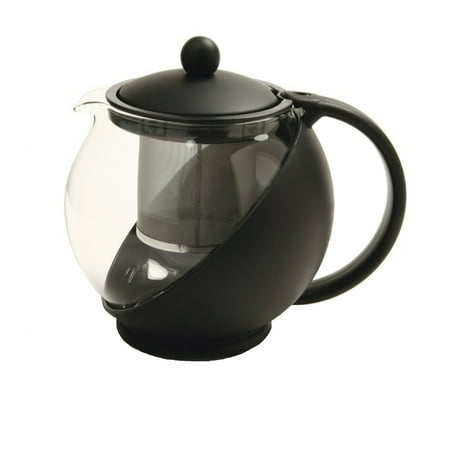 

Norpro 861E Eclipse 6-Cup Glass Teapot w/ Removable Stainless Steel Mesh Infuser
