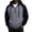 07# Dark Gray, variant on Qwertyu Quarter Zip Hoodie Men Fleece Casual Long Sleeve Drawstring Sweatshirt Fashion Loose Pullover with Pockets Khaki 3XL