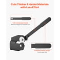 thumbnail image 4 of KFFKFF Sheet Metal Shear, Throatless Rotary Hand Shear, 16 Gauge Mild Steel Sheet Cutter with 0.06 in Capacity, with Solid Construction, Mounting Type, 4 of 8