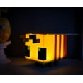 thumbnail image 2 of Lámpara LED de ambiente con forma de abeja amarilla de Minecraft | Lámpara de mesita de noche para escritorio | Accesorios de decoración y artículos esenciales para la habitación | Colección oficial d, 2 of 5
