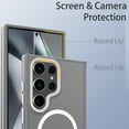 thumbnail image 5 of Dteck Magnetic Case for Samsung Galaxy S23 Ultra 5G, Compatible with MagSafe, Translucent Matte Back Shockproof Phone Cover,Grey, 5 of 8