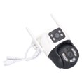 2024 Dual Lens Security Camera WiFi IP66 Night Vision Motion Detection