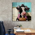 thumbnail image 6 of Epic Graffiti 'Cow Pie' by Lucia Heffernan, 37"x37", 6 of 8