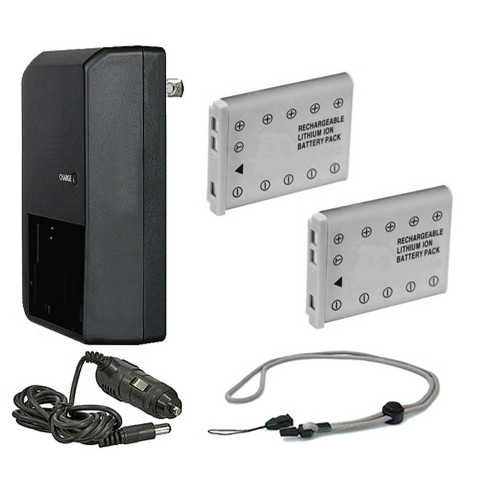 Olympus FE5020 High Capacity Batteries (2 Units) + AC/DC Travel